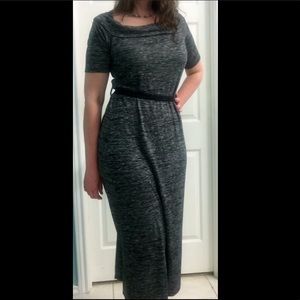Ashley Stewart Gray Maxi Dress Size 14/16